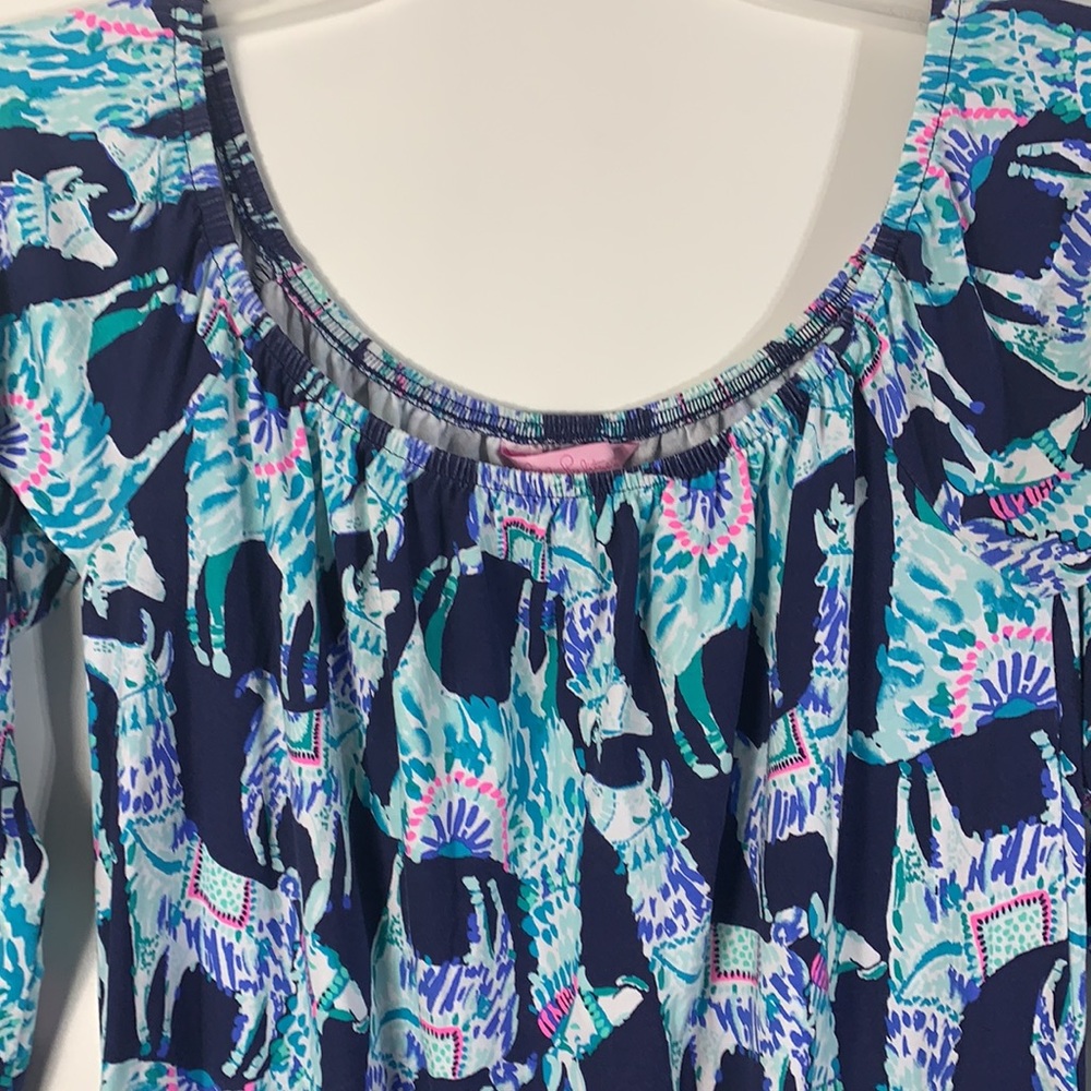 Lilly Pulitzer Lana Romper Alpaca My Bags - Picture 5 of 9